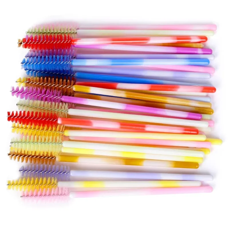 50/100Pcs Makeup Brush Eyelash Eyebrow Brushes Comb Disposable Mascara Wand Eyelashes Extension Supplies Cosmetics Make Up Tools