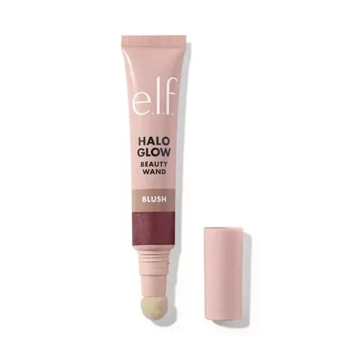 Elf Halo Glow Blush Contour Liquid Contour Blush Stick for Defined Shadows Matte Glow Primer Moisturizing Base Pore-minimizing