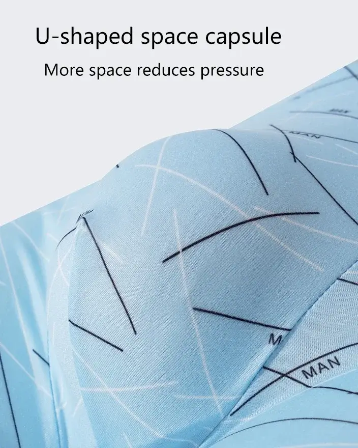 4 unids/lote 2XL-4XL bragas de hombre Boxers con estampado a rayas ropa interior de hombre Sexy U convexo masculino transpirable Sexy cuecas calzoncillos