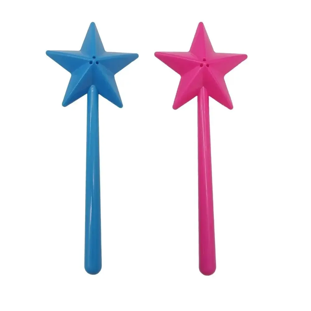 Agitatori di sale in plastica di alta qualità Agitatori per condimenti a stella ricaricabili Per uso domestico Bacchette magiche per sale e pepe a mano lunga Cucina e sala da pranzo