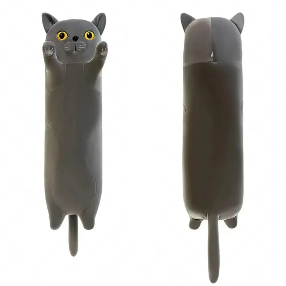 かわいい 50/70 センチメートル猫ぬいぐるみフワフワソフト睡眠スロー枕クリエイティブ素敵なぬいぐるみ誕生日プレゼント