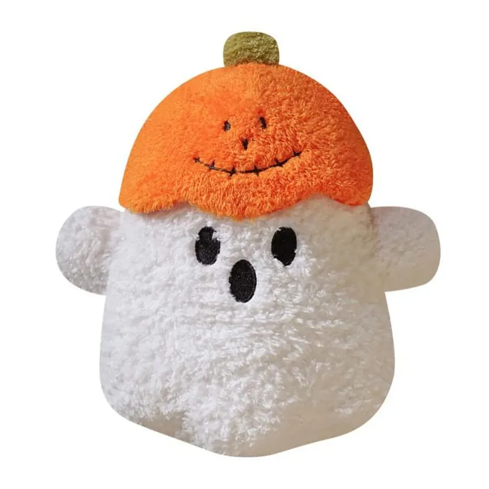 Cozy Ghost Decorative Cushion Hug Pillow Toy Plush Fabric PP Cotton Filling Ghost Decor Ornaments Halloween Pillow Home Decor
