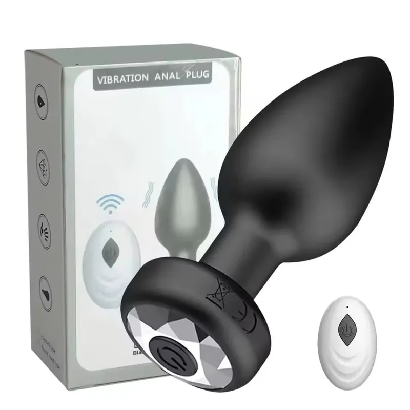 360° Rotation Wiggle Remote Control Vibrator Butt Plug for Men Prostate Massager Gay Anal Vibrator Anal Plug Adults Sex Toys