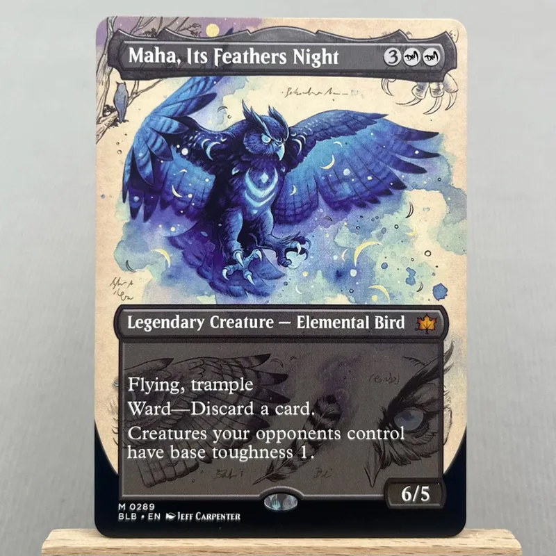 BLB BLC MH3 OTP HOLO7-Ⅰ02 TCG Cards Proxys Three Tree City Ygra Eater of All Maha the Its Feathers Night