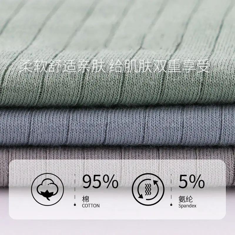 7Pcs/Lot Men's Cotton Underwear Boxer Shorts Pure Cotton Breathable Mid-waist High Elasticity Men's Sexy Soft Men's Shorts L-4XL — image 3