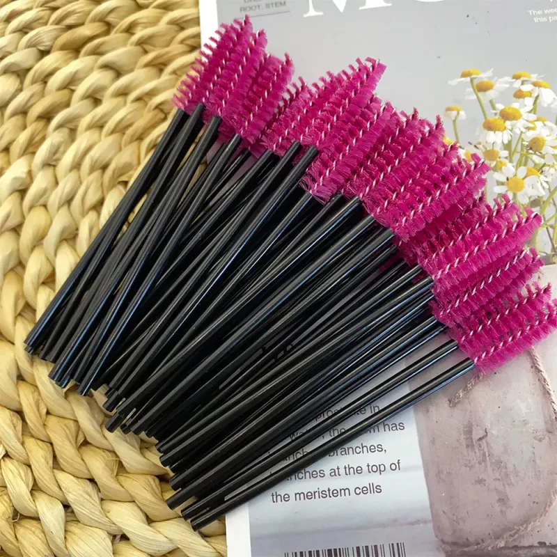 500pcs Mascara Wands Disposable Eyebrow Eyelash Brushes Eyelash Spoolies Applicator for Eyelash Extension Makeup Tool — image 7