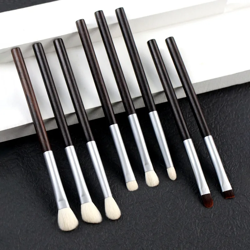 Ebony Handle Handmade Makeup Brushes 1pc Soft Saibikoho Goat Hair Face Powder Blush Eye Shadow Brush Professional Make Up Brush