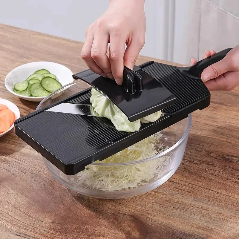 Multifunctional Plastic Stainless Steel Onion Fruit Veg Potato Dicer Cutter Slicer Kitchen Tool Progressive Blade Chopper