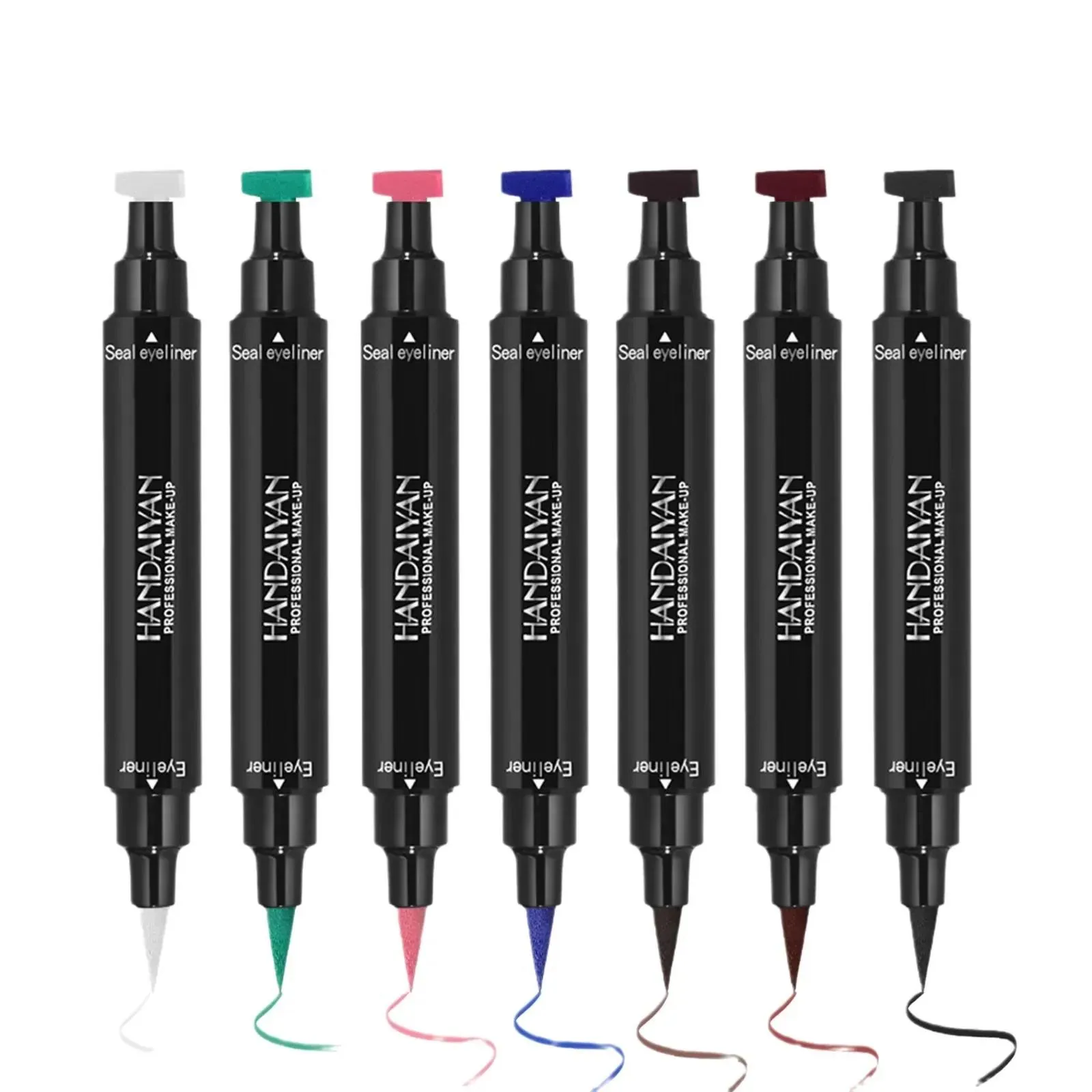 Long Lasting Triangle Liquid Eyeliner Stamp Waterproof Quick Dry No Smudging Eye Cosmetics Tool for Professional Makeup