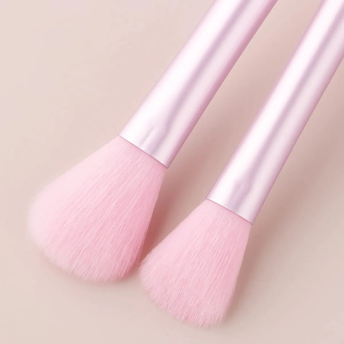 5Pcs Transparent Glitter Rod Cosmetic Brushes Multi-function Blush Powder Eyeshadow Brow Makeup Applicators