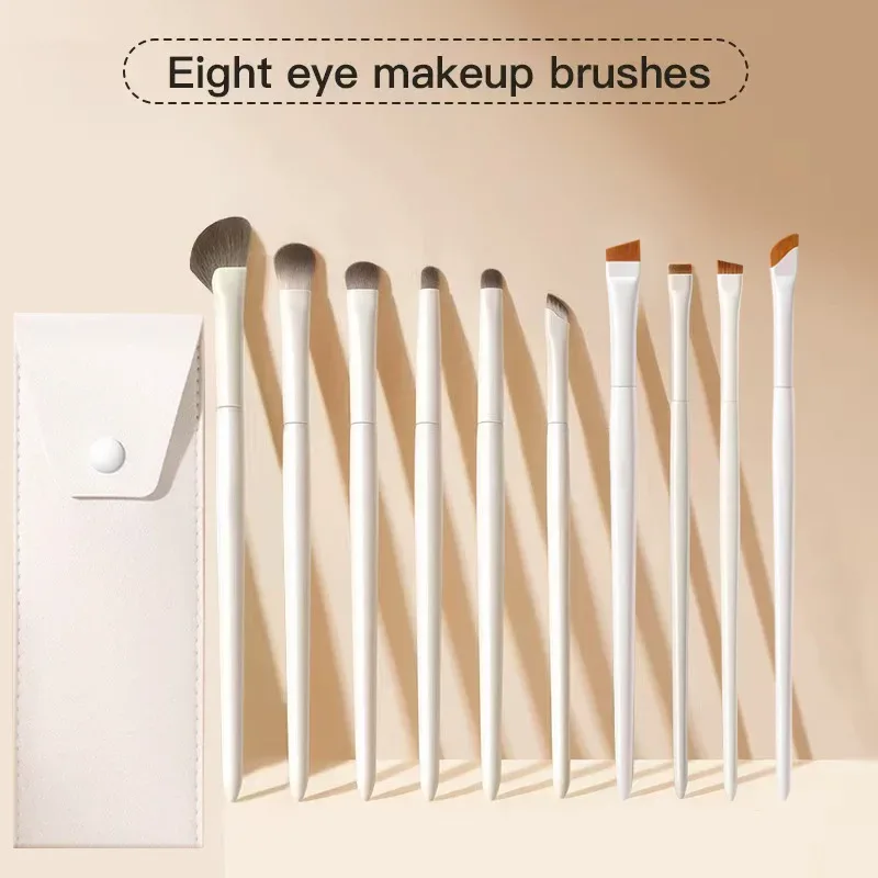 Eye Makeup Brush Set for Beginners Professional Makeup Brush Under-Eye Detail Cosmetic Brushes Kit Eyebrow Crease Shader — image 12