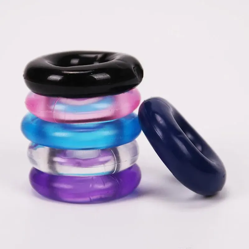 5/10PCS Vertraging Ejaculatie Cockring Mannelijke Penis Erectie Brancard Extender Erotische Penis Ringen Speeltjes voor Mannen volwassen Sex Product