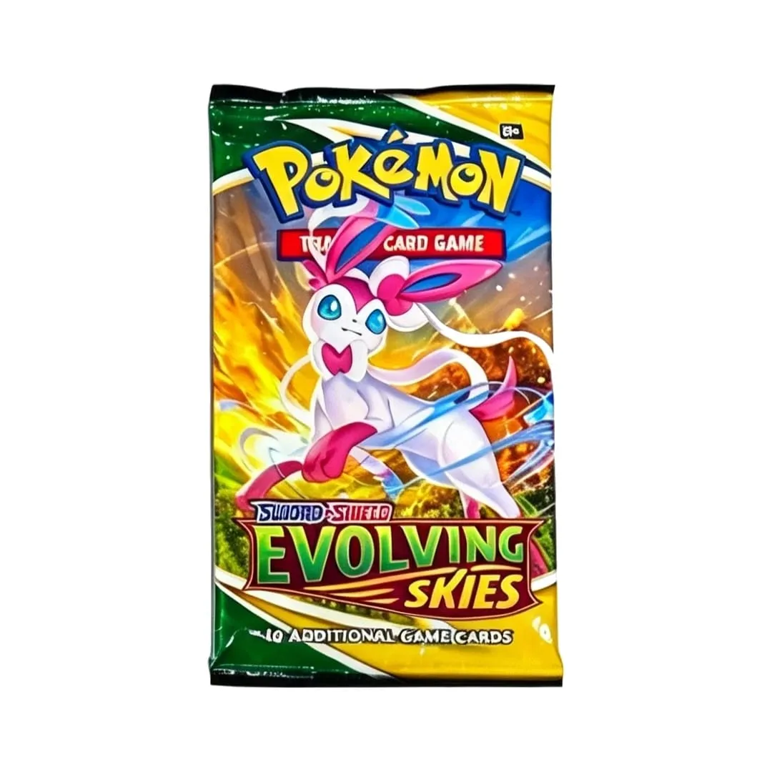 Pokemon TCG Sword & Shield Evolving Skies Booster Box 36 Packs Trading Card Game Collection Cards Toy for Kids Gift