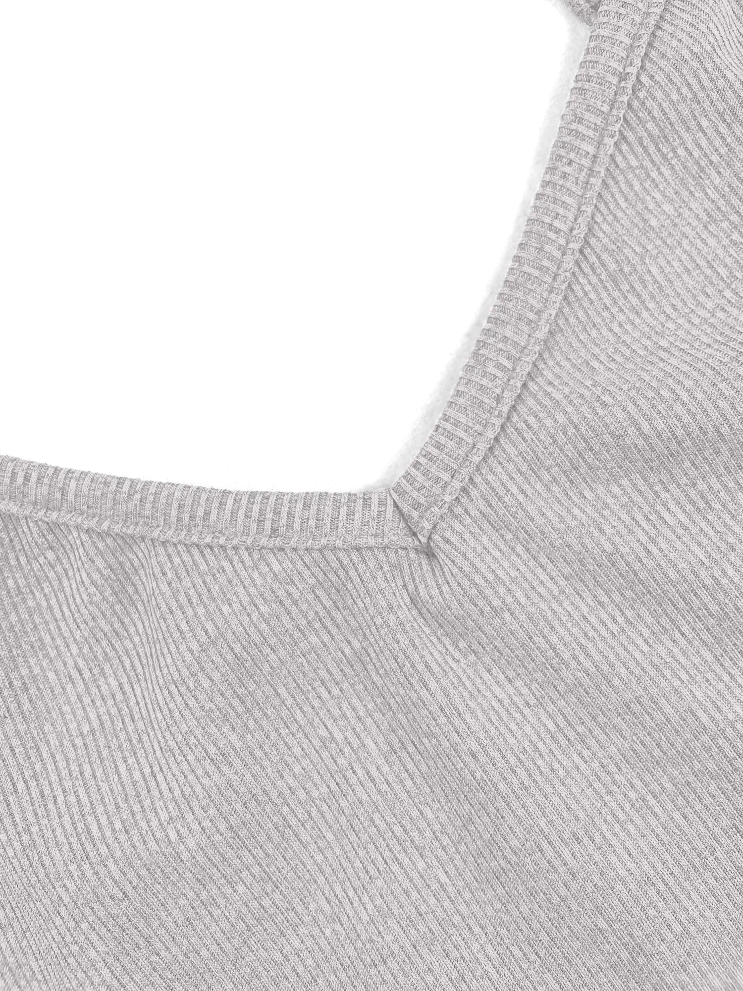 2026 New Ribbed Knit Crop Top Sleeveless Low Cut Cami Bodycon Slim Fit Basic Vest for Streetwear & Vacation