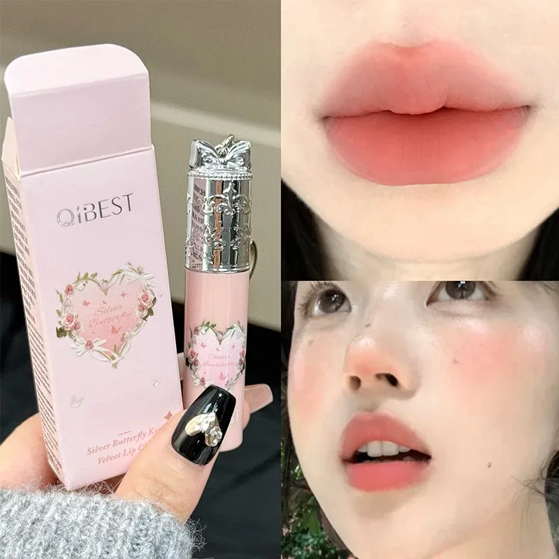 Matte Liquid Lipstick Moisturizing Lipgloss Long Lasting Lip Mud Soft Mist Silky Lip Stain Tint Natural Waterproof Makeup