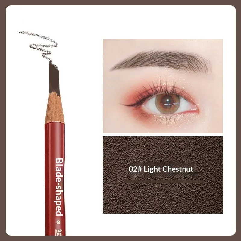 Precision Hard Core Eyebrow Pencil - Creates Natural Wild Brows with Microblading Effect Waterproof and Long Wearing