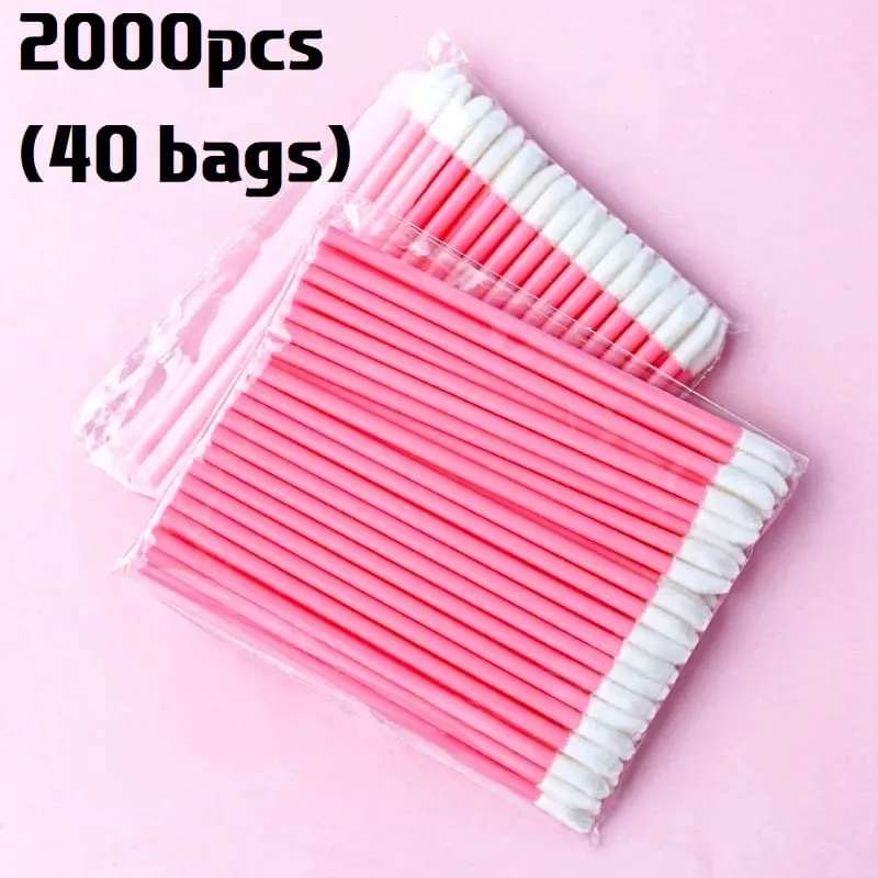 Bulk 50/500/2000Pcs Lip Brush Professional Applicators Wholesale Lipstick Wands Women Lip Gloss Brushes Make up Tool Accessories