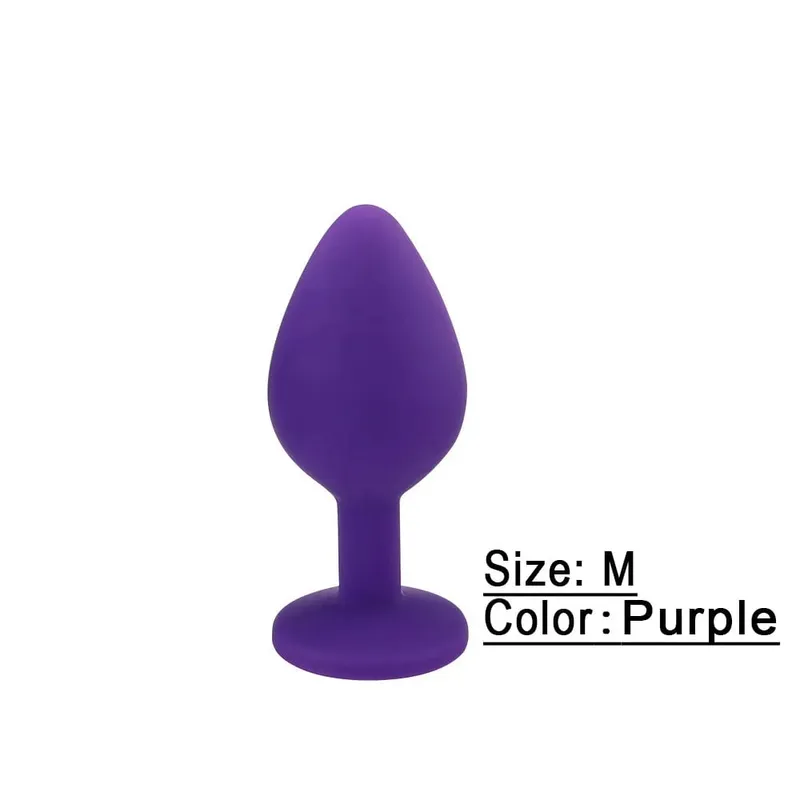 Plugue anal de silicone macio p/m/l, mini plugue erótico para bunda, brinquedo sexual para iniciantes, homens, mulheres, casais gays, estimulador de próstata, brinquedo de sexo anal