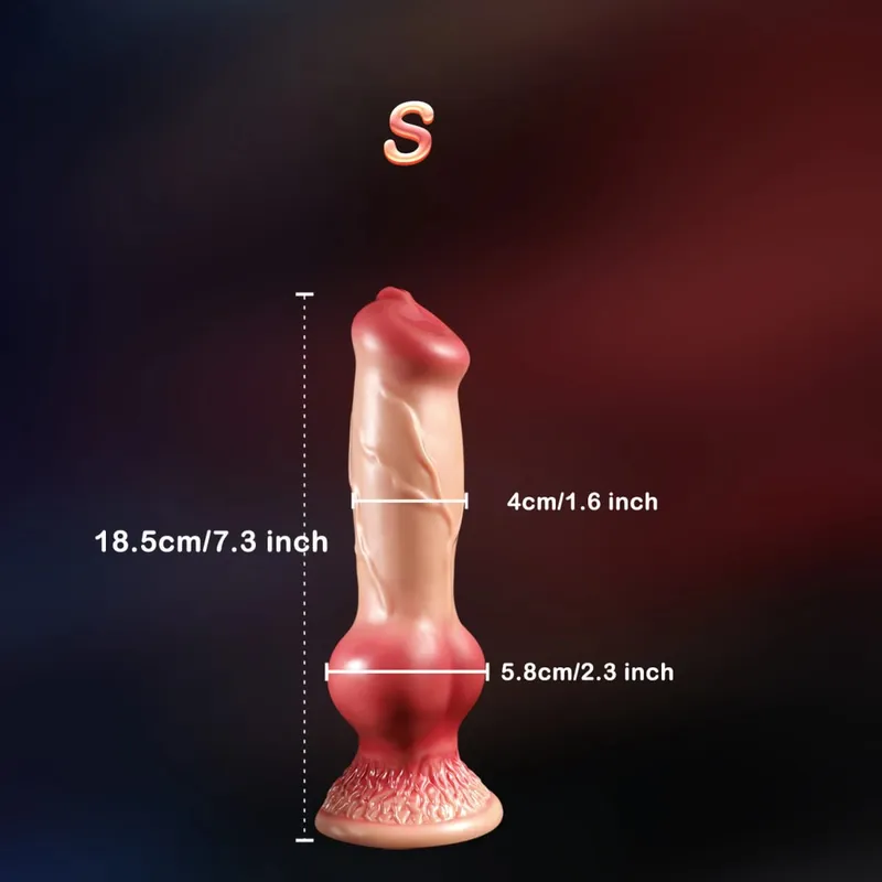 Soft Big Monster Dildo Dog Anal Plug Butt Plug Adult Sex Toy Animal Penis for Female Anal Stimulation Sexy Erotic Toy