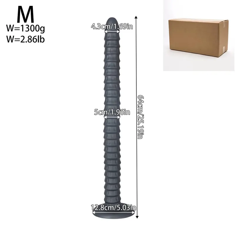 Silicone Soft Big Long Butt Plug Huge Long Anal Plug Dilator Prostate Massager Sex Toy Huge Anal Butt Training For Women Men Gay