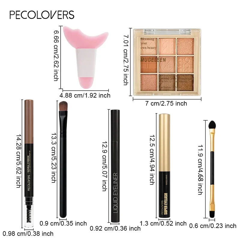 7PCS/Set Eye Makeup Set‑ Multi‑textured with Pearlescent Matte and Glitter Finishes Ideal for Halloween Makeup Looks. — image 5