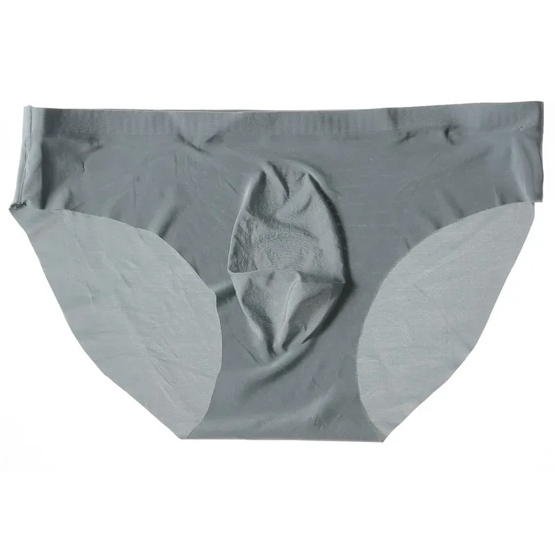 3PC Men's underwear ice silk briefs, summer breathable, quick-drying, seamless shorts, transparent ultra-thin, personalized l — image 6