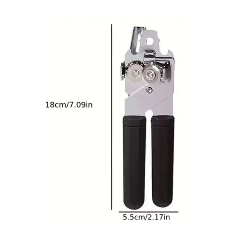 Stainless Steel Multifunctional Professional Can Manual Can Opener Craft Beer Grip Can Opener Bottle Opener Kitchen Gadgets