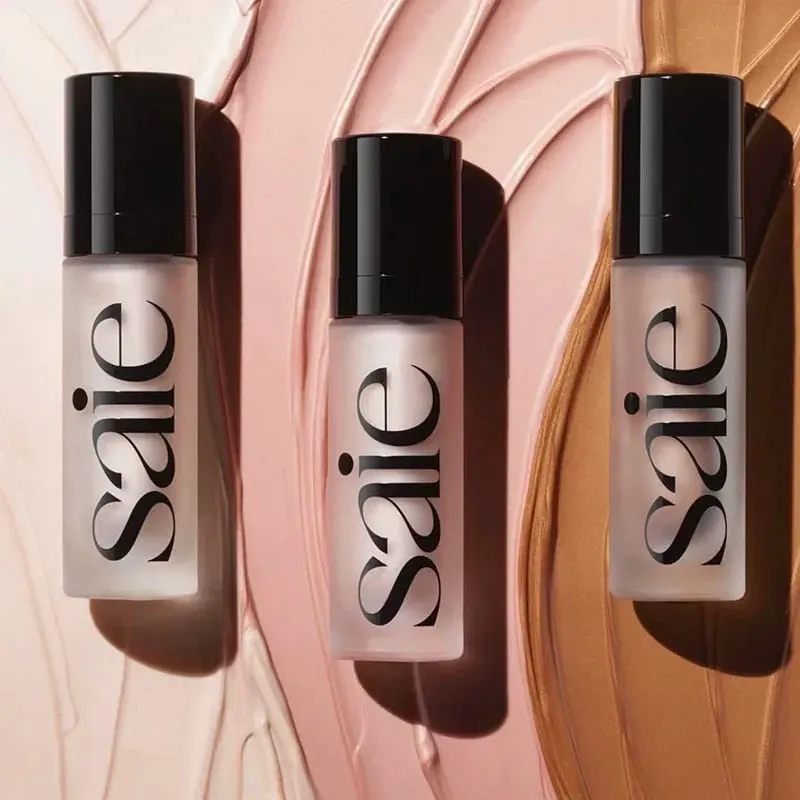 NEW Saie Glowy Super Gel Starglow/Liquid Blush Moisturize Makeup Base Highlighter for Dewy Makeup Hydrating Antioxidant Repaire