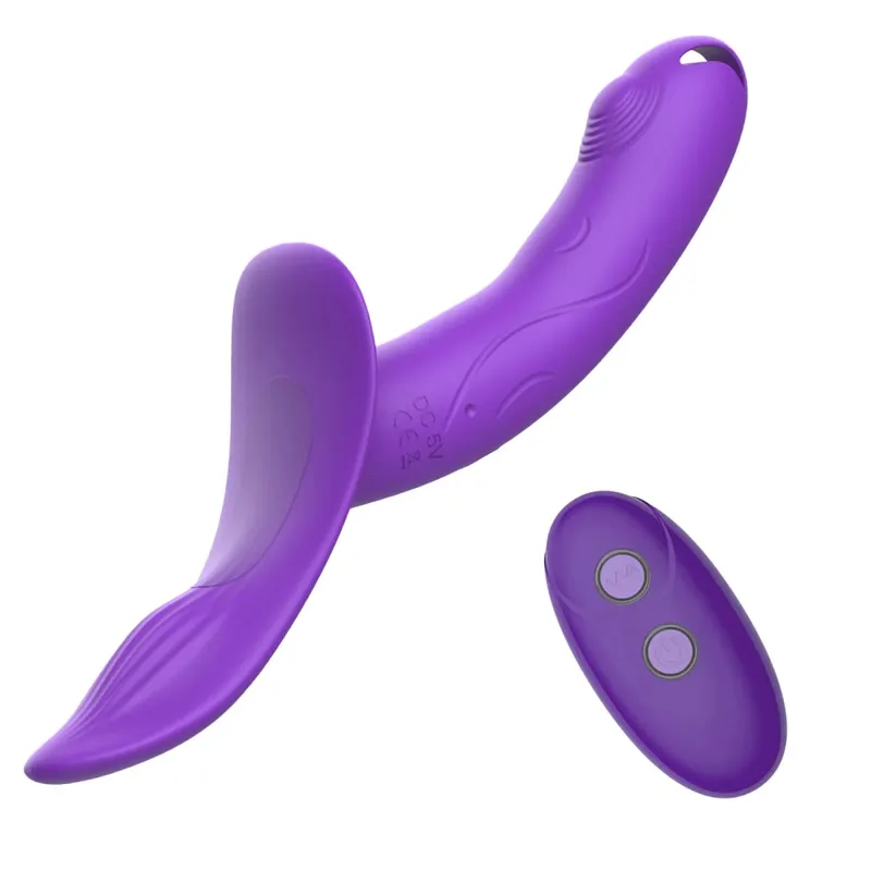 7 Speeds Wearable Double Vibrators For Women Lesbian Couples USB Rechargeable Strapless Strap on Dildo Female Adults Sex Toys