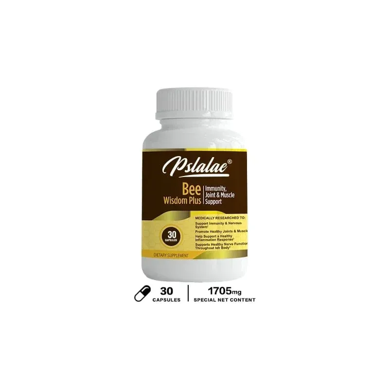 Premium Bee Venom Extract Anti-Inflammatory Extract Joint at Bone Supplement 120 Capsules