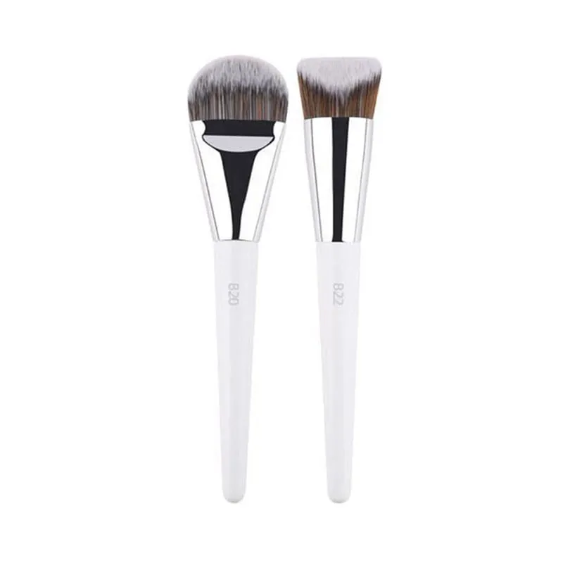 1 Buah Kuas Rias Bubuk Putih 3D Kuas Rias Dasar Foundation Cair 3D Alat Kecantikan Concealer Mata Wajah Detail Pencampur Eyeshadow