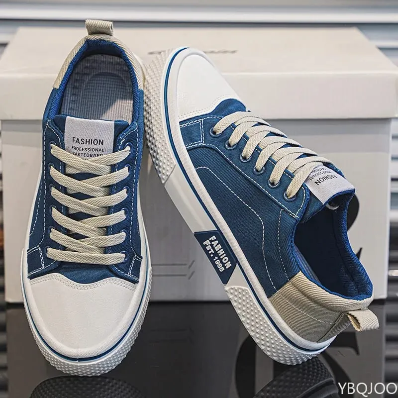 Lightweight breathable Men Shoes New Canvas Shoes Comfortable Plus Size Wear Resistant Fashionable Men Casual Sneakers