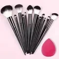Professiona 13PCS Makeup Brushes Set Foundation Eyeshadow Blush Powder Blending Soft Fluffy Cosmetic Full Set Female Makeup Tool — image 17
