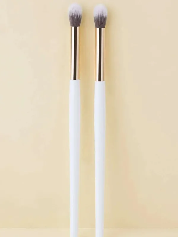 2pcs Platinum Eye Socket Details Blending Makeup Brushes Black Friday