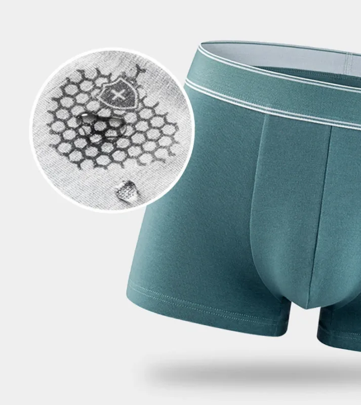 4Pcs/lot Men's Underwear Sexy Boxer Shorts Cotton Panties Man Solid Underpants Male Soft U Convex Lingerie Plus Size L-6XL