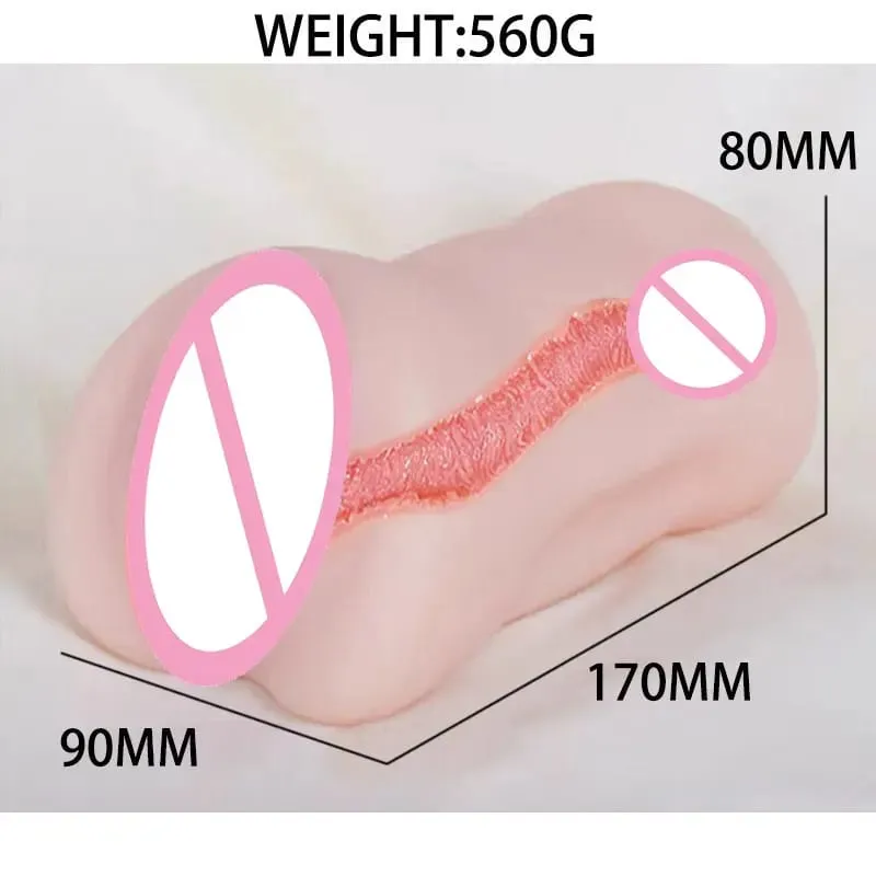 Mainan Seks untuk Pria Vagina Pria Masturbasi Cup Vagina Nyata Vagina Nyata Sextoys Silikon Produk Dewasa 3D Realistis Masturbasi