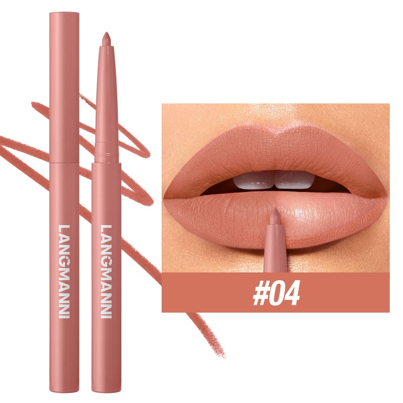 12-color Matte Lip Liner Waterproof Plumping Stain Lipstick Natural Nude Pink Lip Liner Professional Outline Lips Contour Makeup
