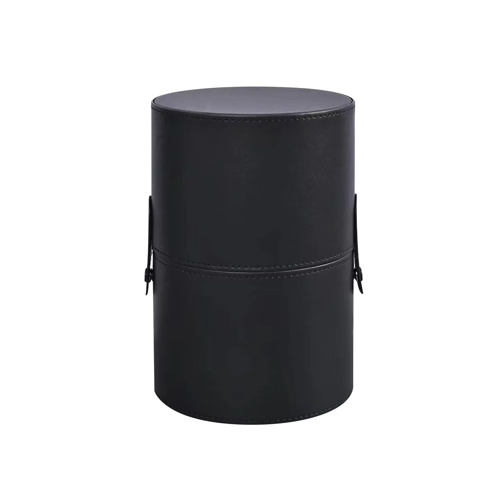 Makeup Brushes Storage Holder PU Large Capacity Cylindrical Eyebrow Pencil Brush Holder for Vanity Countertop Home Table Girls — image 4