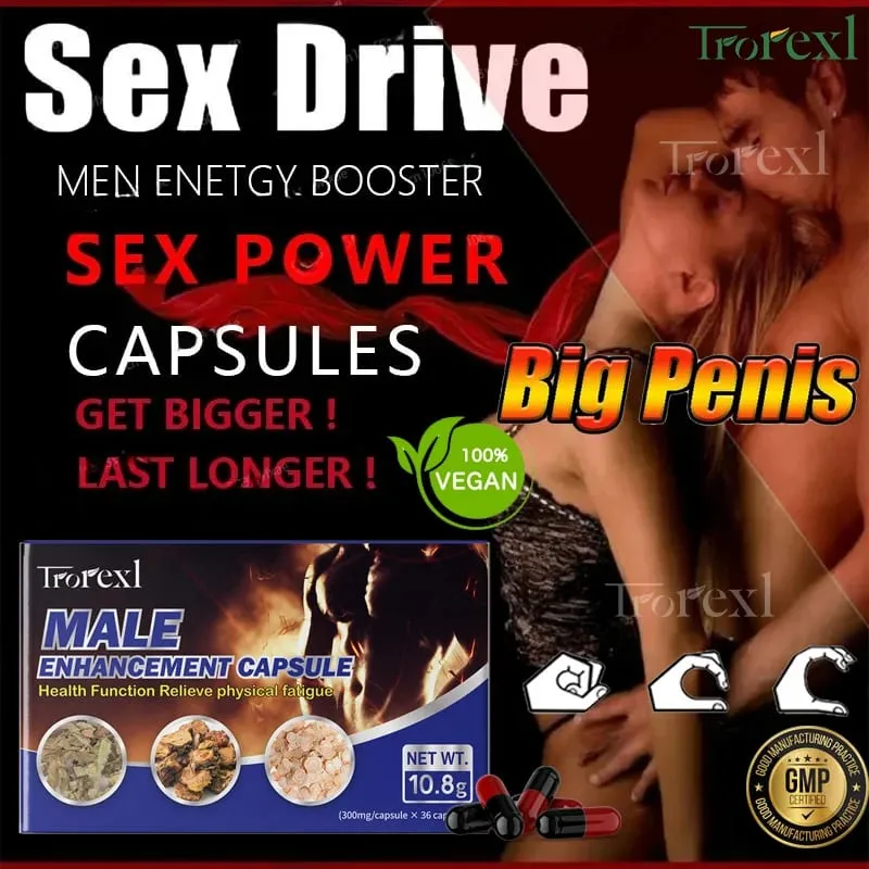 Horny Goat Weed Capsule 36 Tablets 100% Pure Non-GMo Supports Reproductive Health Natural Energizer