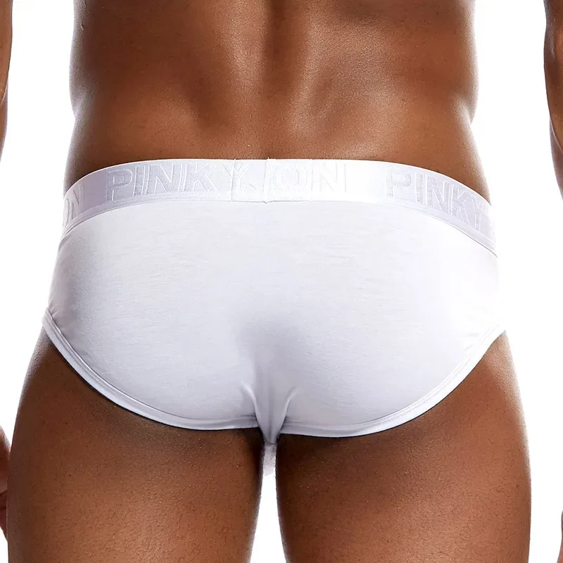 Pinky seaso marca melhor venda sexy calças triângulo modal fino cor sólida roupa interior masculina cuecas modais ventilar plus size