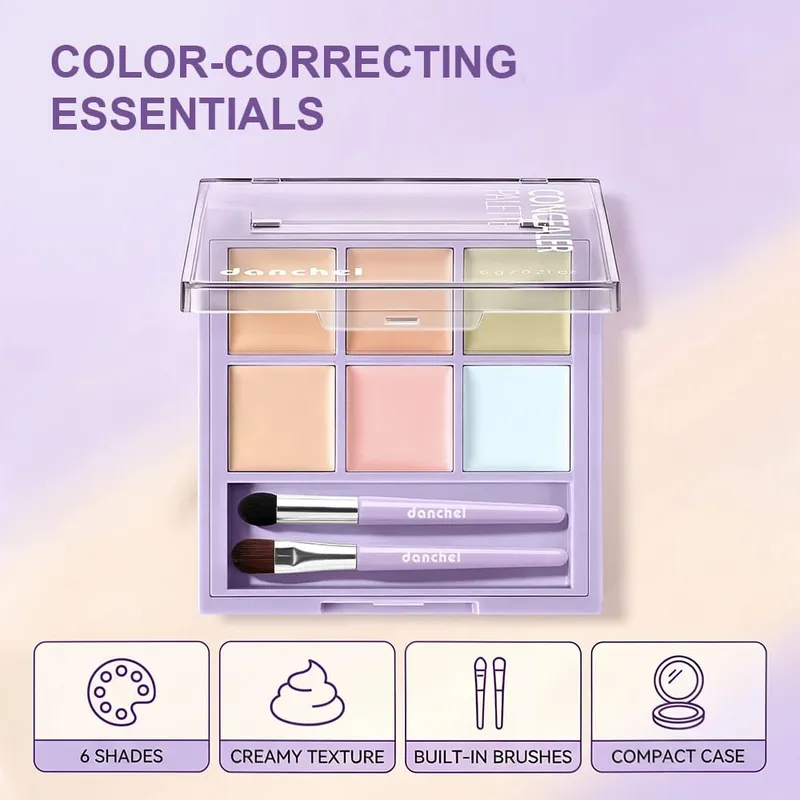 10Pcs Lip Balm Lipstick Concealer Palette Nudes Eyeshadow Palette Makeup Brushes Xmas Drawstring Bag Woman Makeup Christmas Gift