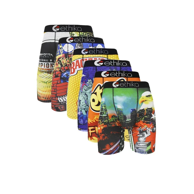 Soft Men's Boxer Shorts 6 Piece Comfortable Everyday Underwear Breathable Stretch Fit Polyester S-XXXL Lightweight — image 8