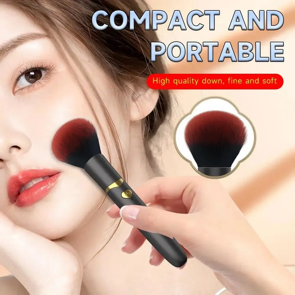 10 Gear Vibration Makeup Brush Electric Makeup Brush USB Rechargeable Cosmetic Brush For Liquid Powder Blusher Concealer — image 3