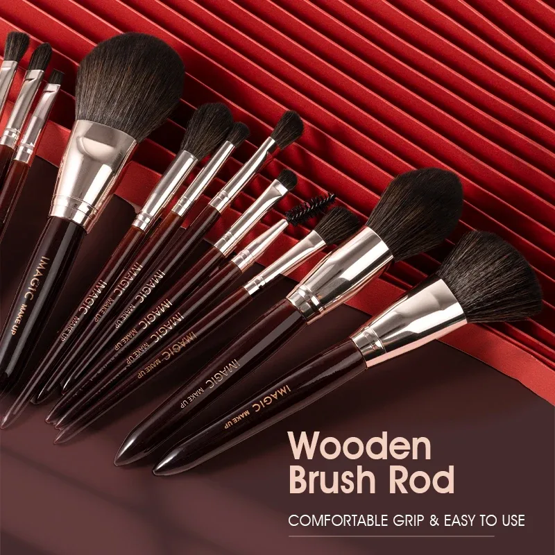 12Pcs/Kit Makeup Brushes Set Eyeshadow Powder Blush Highlighter Synthetic Natural Hair Professional Cosmetic Beauty Tools