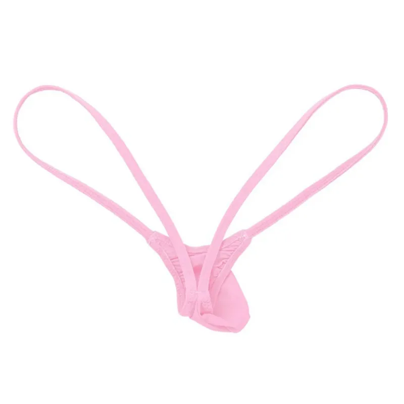 Ultra-thin Gay Men Thong G-string Seamless Men Jockstrap Micro T-back Underwear Male String Bikini Swimwear Pouch Underpant A50