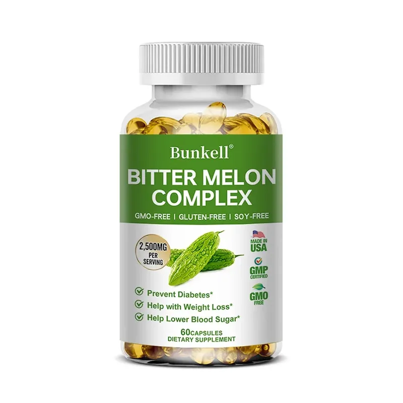 Organic Bitter Melon Extract Capsules - Supports Weight Management and Blood Sugar Balance Detoxification Skin Beauty — image 9
