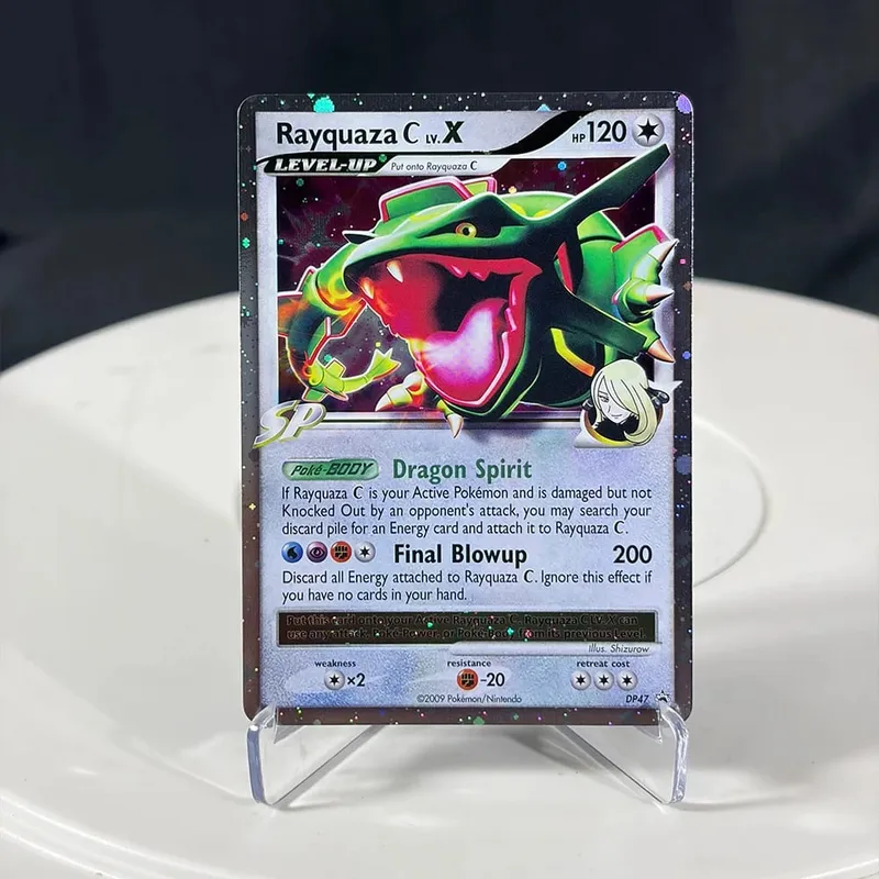 Proxy Cards EX Series Rayquaza Gold star Charizard Gengar Pikachu Hobbies Hobby Collectibles Game Collection Anime Cards — image 4