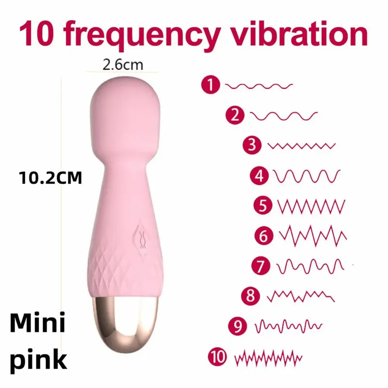 Wand Massager Jumping Egg Bullet Vibrator G-spot Nipple Clitoris Stimulator Adult Sex Toys for Women Dildo Masturbator Sex Shop