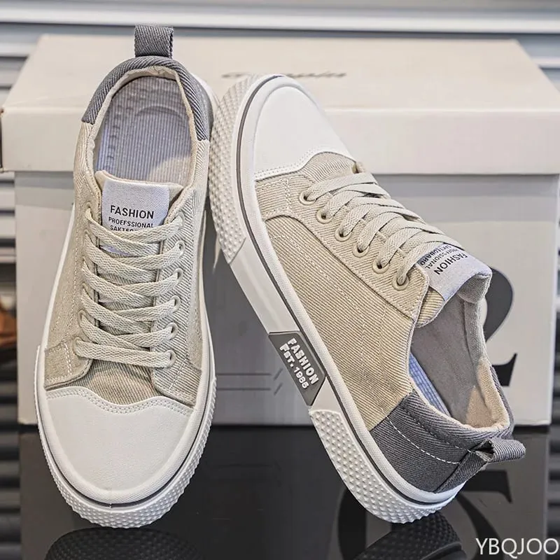 Lightweight breathable Men Shoes New Canvas Shoes Comfortable Plus Size Wear Resistant Fashionable Men Casual Sneakers