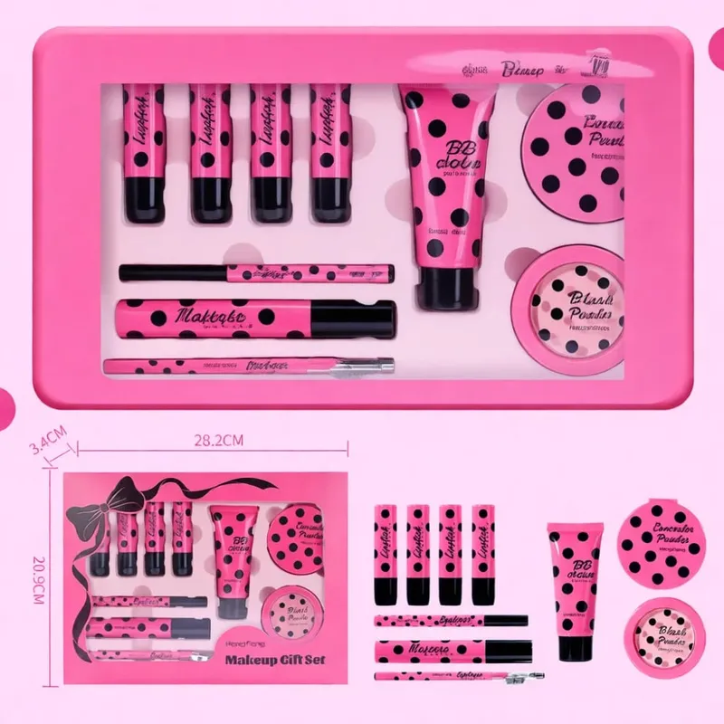Full Face Makeup Kit For Hengfang Cosmetics Palette Essential Beauty Set Travel Portable Box Women Daily Routine